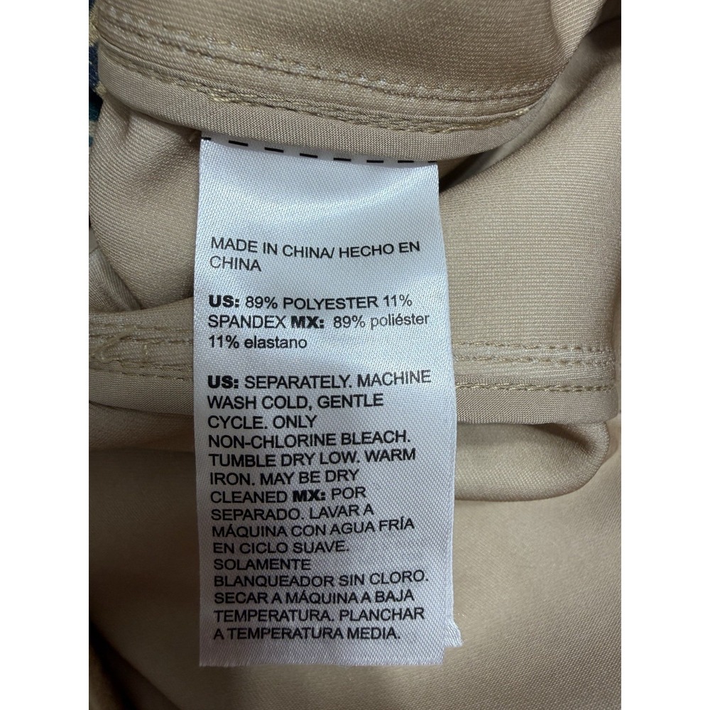 Chicos M Floral Zip Jacket Colorful Stretch New Fall Winter - Picture 7 of 7